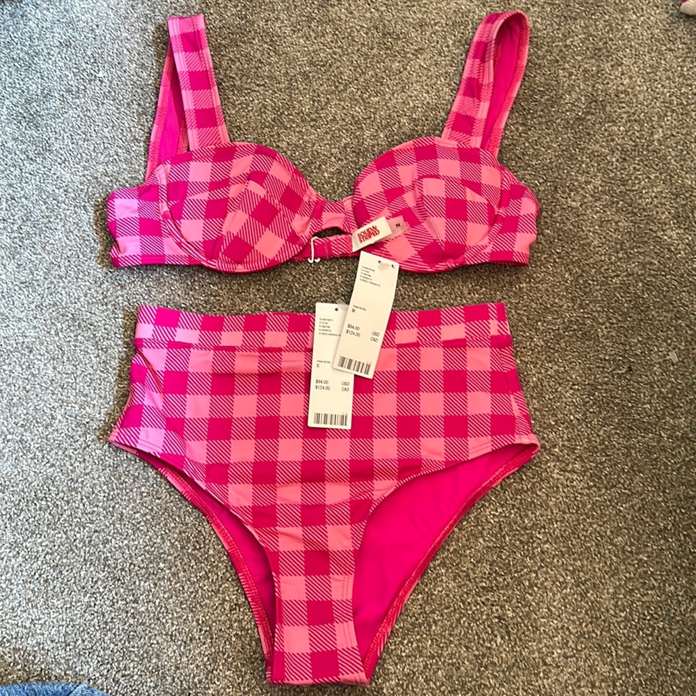 Bikini Swimsuit, the top is a Medium, bottoms are a Small. Urban Outfitters
